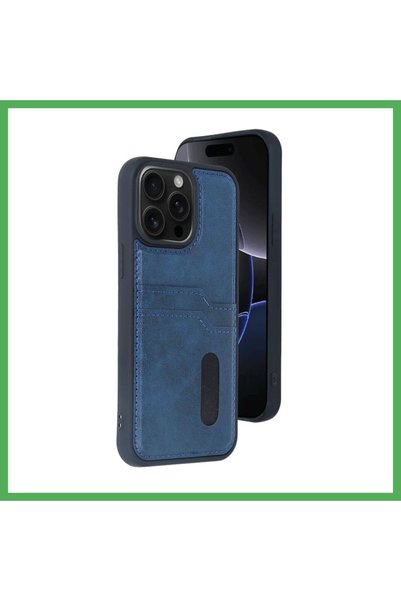 Nur store Çanta iPhone 15 Pro Max Compatible Case Sara Leather Case with Busi...