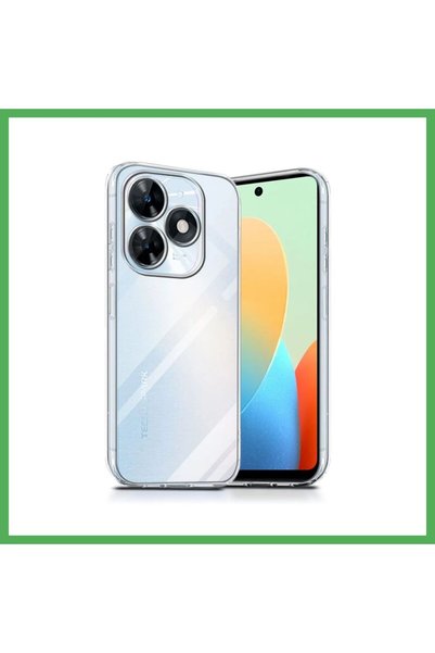 Nur store Çanta Tecno Spark Go 2024 Case Luxury Transparent Silicone Bezoss