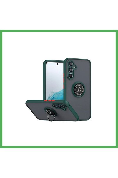 Nur store Çanta غطاء سيليكون متوافق مع سامسونج جالاكسي S25 FE مع حلقة مونتريا...