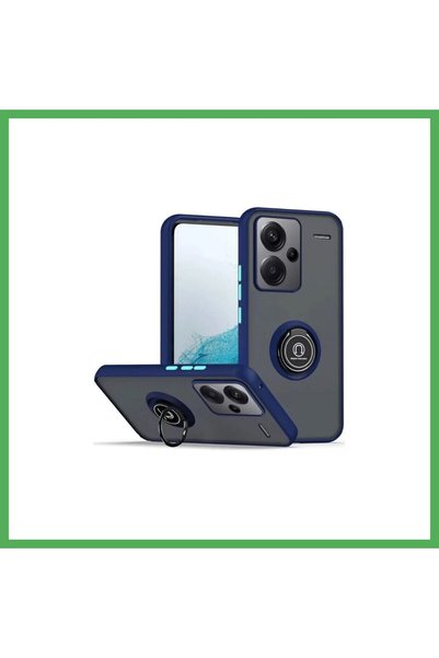 Nur store Çanta غطاء سيليكون متوافق مع هاتف Redmi Note 13 Pro Plus مع حلقة مو...