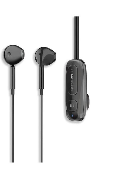 Promate Wireless Clip-On Earphones with Ergonomic In-Ear Design, Advanced Blu...