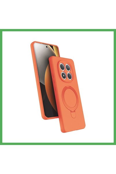Nur store Çanta غطاء Redmi Note 15 Pro 5G متوافق مع حامل Regal Magsafe - برتق...