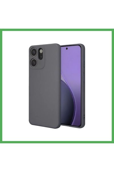 Nur store Çanta Reno 14F Compatible First Silicone - Gray Bezoss
