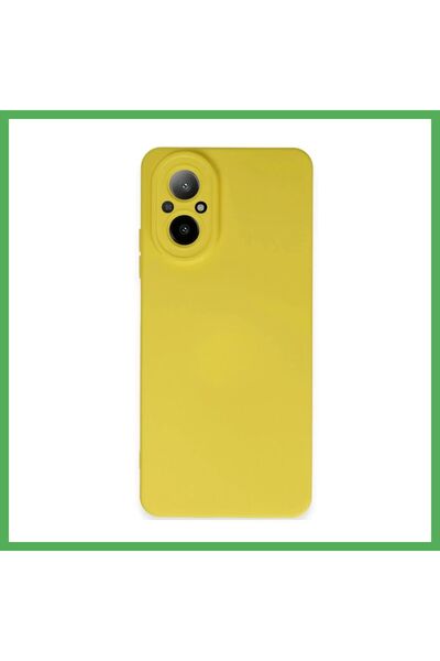 Nur store Çanta Realme 12 Lite Compatible Case Nano Velvet Silicone - Yellow ...
