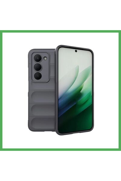 Nur store Çanta Redmi 15 4g Compatible Optimum Silicone - Gray Bezoss