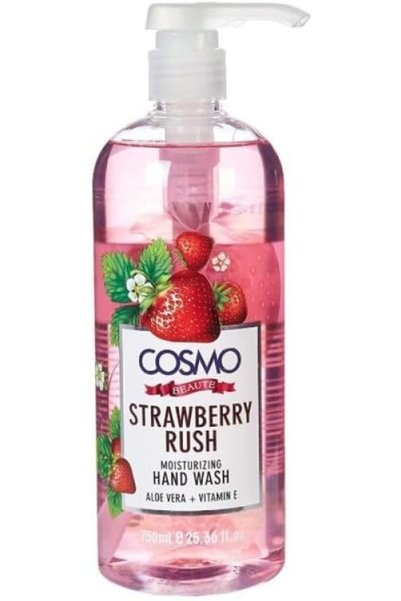 CD Cosmo Designs غسول اليدين المرطب بالفراولة مع الألوفيرا وفيتامين إي