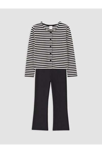 LC Waikiki Striped Girls' Set for Style Seekers from Uzg Store