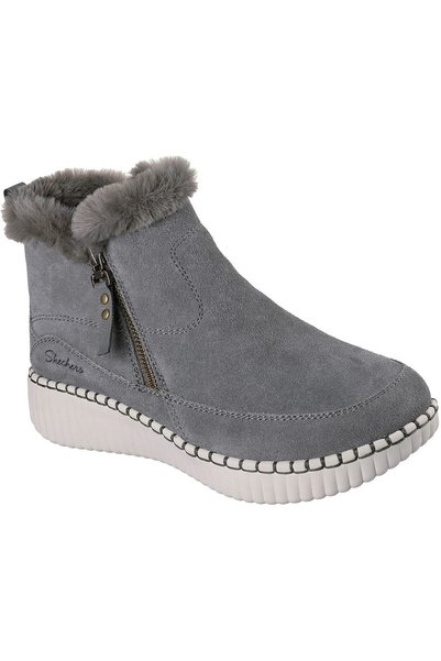 SKECHERS Cizme Wilshire Blvd - Fresh Zip, Gri, Femei
