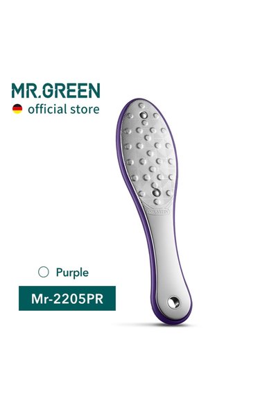 Mr Green MR.GREEN Purple MR.GREEN Double Sided Foot File Pedicure Foot Care T...