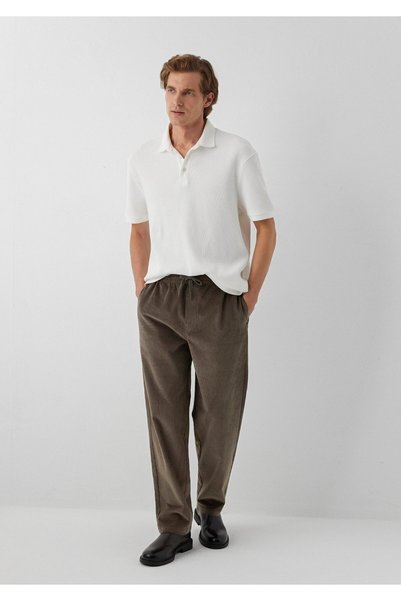 Mavi Brown Velvet Jogger Pants 0010619-70376