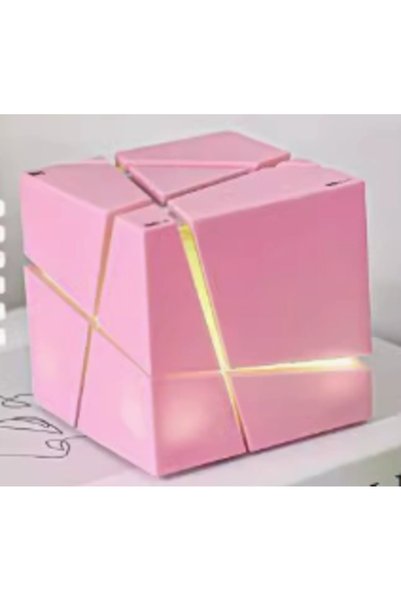 Bluejw مكبر صوت ذكي على شكل مكعب روبيك 5.0 مع مضخم صوت صغير محمول وإضاءة LED ...