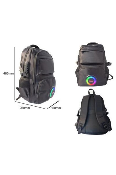 Bluejw حقيبة ظهر LED متعددة الوظائف مختارة بعناية مع مكبر صوت 5.3 وبنك طاقة م...