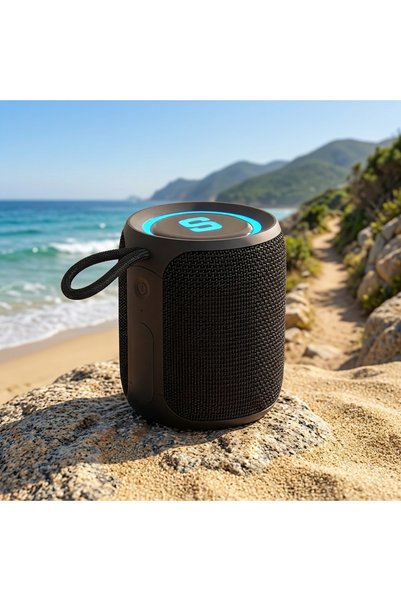 Bluejw 16W Fabric Portable Speaker IP67 Waterproof RGB Light Outdoor Wireless...