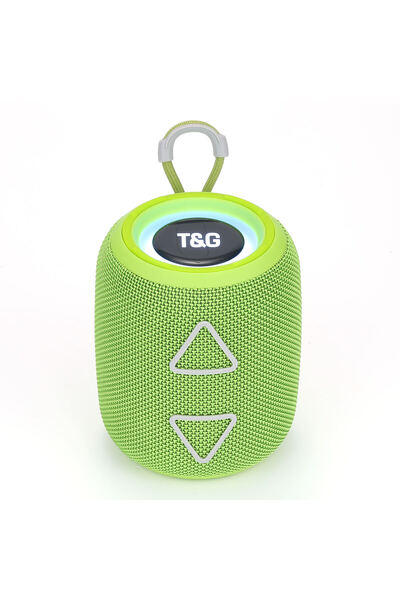 Bluejw مكبر صوت لاسلكي TG655 RGB LED BT بتصميم قماشي، مكبرات صوت محمولة مع با...