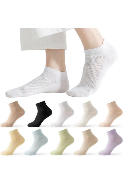 Generic جوارب فرو ناعمة للنساء، 5 أزواج من الجوارب الفروية الناعمة للنساء، جو...
