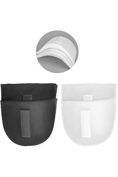 Generic 2 Pairs Set-in Shoulder Pads, Covered Set-in Shoulder Pads, Breathabl...