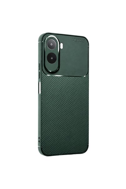 TheGencoo غطاء كاربون من فوكس أوتو لـ Xiaomi Redmi A7 Pro - أخضر
