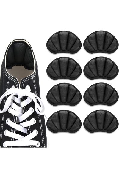 Generic 4 Pairs Self-Adhesive Shoe Heel Inserts, Adhesive Heel Grips Inserts,...
