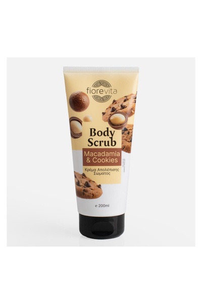 Fiorevita Exfoliant Corp Macadamia & Cookies 200ml – Piele Fina si Catifelata