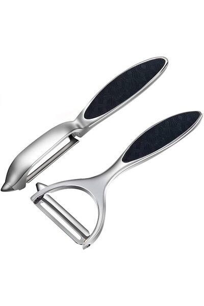 Generic Peeler Stainless Steel, Double Sided Blade Multi-functional Cutter Sl...