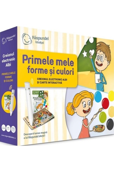 Albi Pachet Raspundel Istetel: Creion si carte. Primele mele forme si culori 2.0