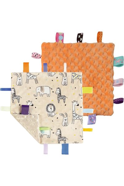 Generic Tag Security Blankets for Babies, Soft Small Loveys for Boys, Baby Co...