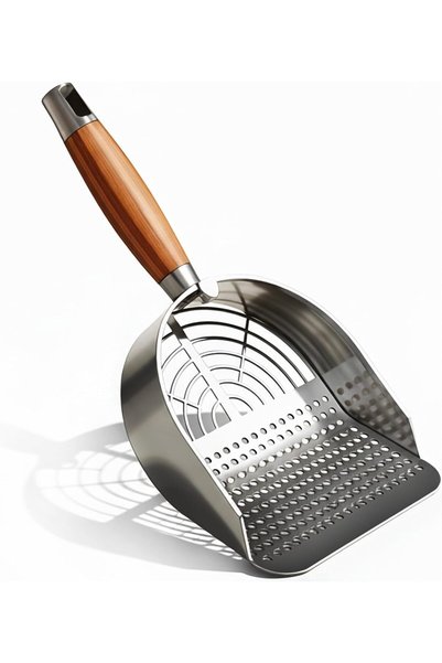 Generic Cat Litter Scoop 304 Stainless Steel Litter Shovel, Heavy Duty Litter...
