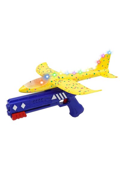OEM Pistol cu Lansator de Avion, din Polistiren+Plastic, +3 Ani, Avion 38 cm,...