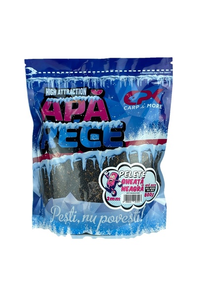 CPK Carp & More Pelete CPK pentru apă rece 2mm, Black Ice, 800g