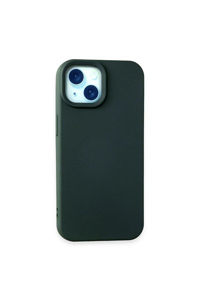 FMA Apple iPhone 15 Case Nano Velvet Silicone - Dark Green