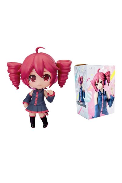 BANDAI with box 11cm Utau Kasane teto Anime Figure Chibi Figure PVC Action Mo...