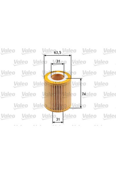 VALEO Маслен филтър 586510