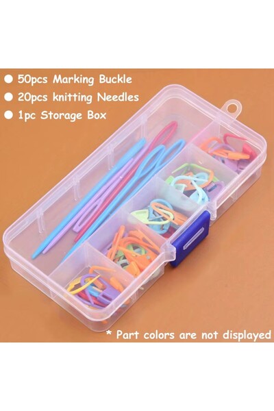 Choice 20MYZ 50XBK BOX Complete Knitting Tool Set – Mixed Color Sweater Needl...
