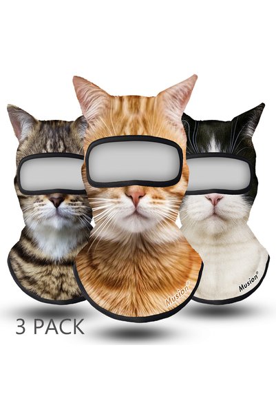 Choice One Size CS89-D CS89-E CS89-F Balaclava Hat Set Face Mask Animal Print...