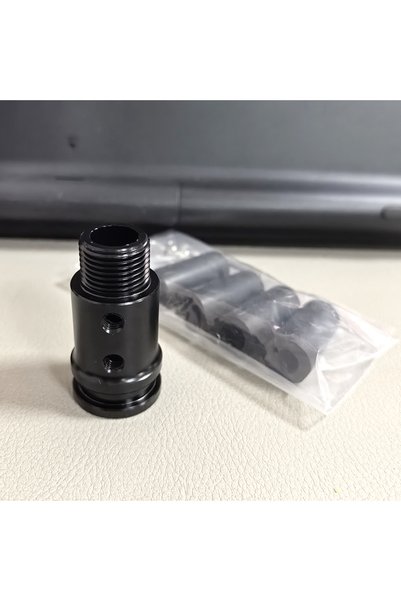 Choice محول مقبض ناقل الحركة M18 الأسود من الألومنيوم M18x1.5، طقم استبدال عص...