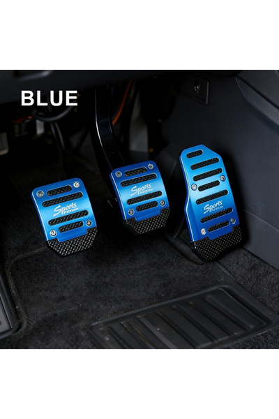 Choice Blue 3 manual anti-slip car pedals - Ergonomically designed, durable, ...