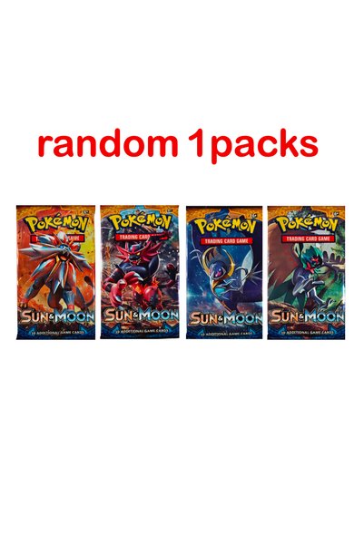 BANDAI SUN random 1packs Pok é mon TCG Sun & Moon Booster Box Sealed Trading ...
