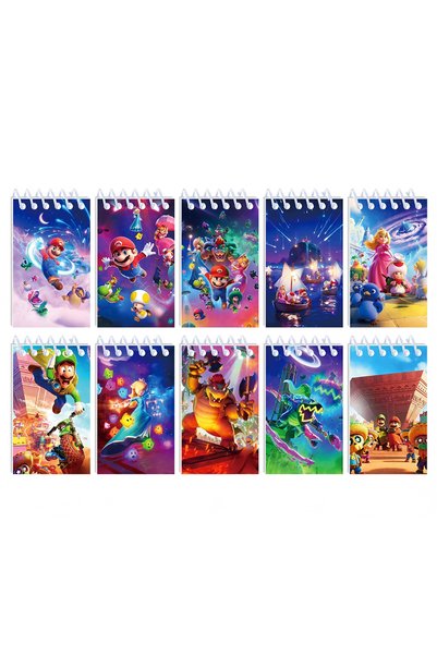 BANDAI 10pcs Notebook-1 8/10pcs Cartoon Multi-Style School Notebooks Creative...