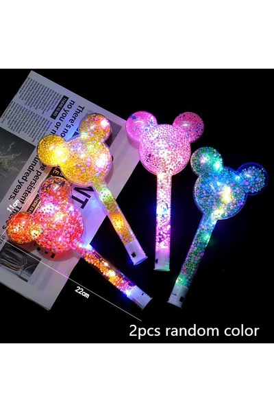 Choice Mickey Mouse Ear 2pcs random color LED Mickey Ear Glow Stick Concert L...