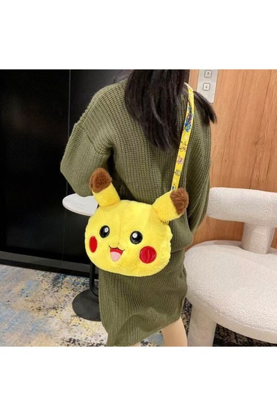 Choice black 30cm Pokemon Fashion Japanese Anime Fun Cartoon Small Bag Pikach...