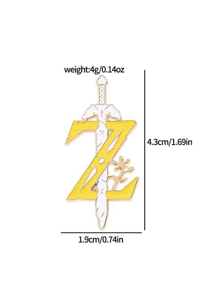 BANDAI style 1 Anime Game Badges Enamel Brooches Metal Lapel Pins for Backpac...