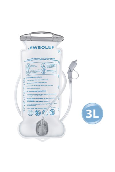 Choice حقيبة ترطيب WHI-3L NEWBOLER مانعة للتسرب، خزان مياه خالٍ من مادة BPA، ...