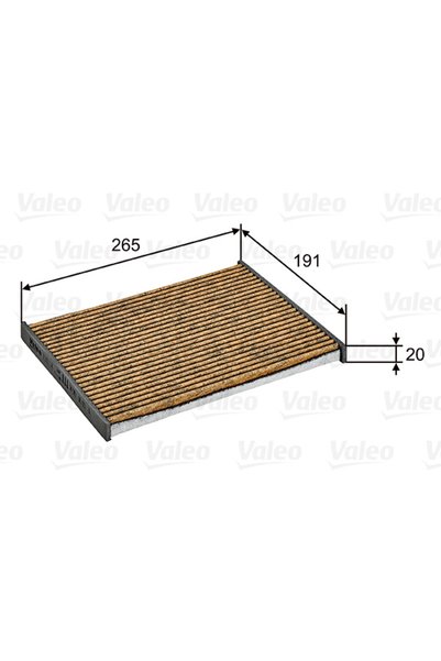 VALEO Филтър, въздух в пътническия отсек 701028