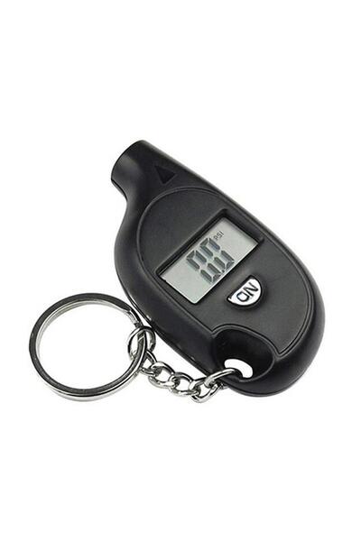 Choice A Mini Keychain Style Tire Gauge Digital Lcd Display Car Tire Air Pres...