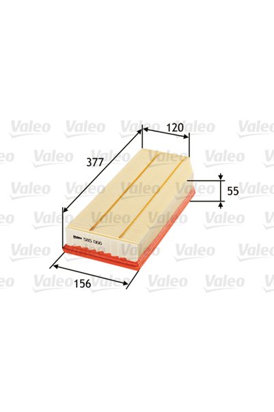 VALEO Въздушен филтър 585066