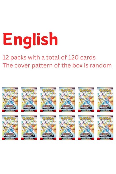 Choice 12 Pack 360Pcs/Set Card MEGA ASCEND HEROES Prismatic Evolutions Scarle...