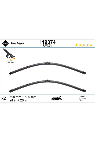 SWF Lamela stergator 119374