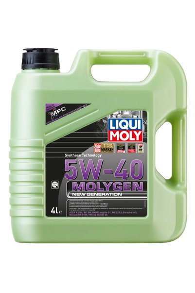 Liqui Moly Λάδι κινητήρα Molygen Νέας Γενιάς 5W40 (8578) 4L