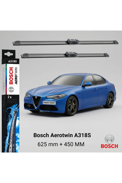 Bosch Υαλοκαθαριστήρες για Alfa Romeo Giulia 952 από 02.2016 |   A318S –