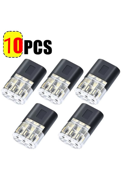 Choice 10pcs 50~10Pcs Led Welding Free and Stripping Free Wiring Terminal D3 ...